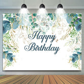 Art Von Blätter Einfach Glücklich Geburtstag Hintergrund Für Party